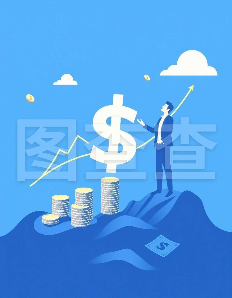 投資管理財務(wù)基金利潤投資者藍圖示